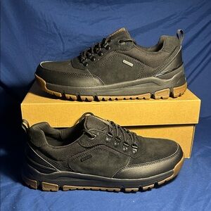 Men's Black and Brown Outdoor Shoes